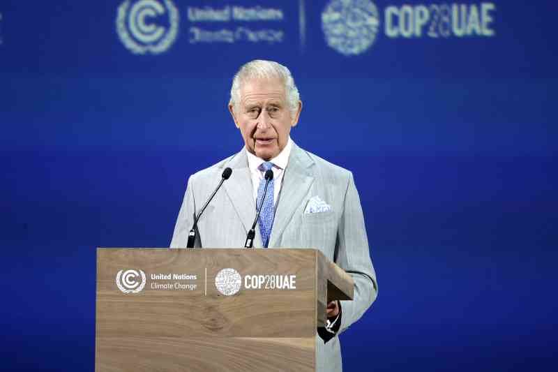 El rey habló de su compromiso con abordar el cambio climático en la cumbre Cop28 en diciembre
