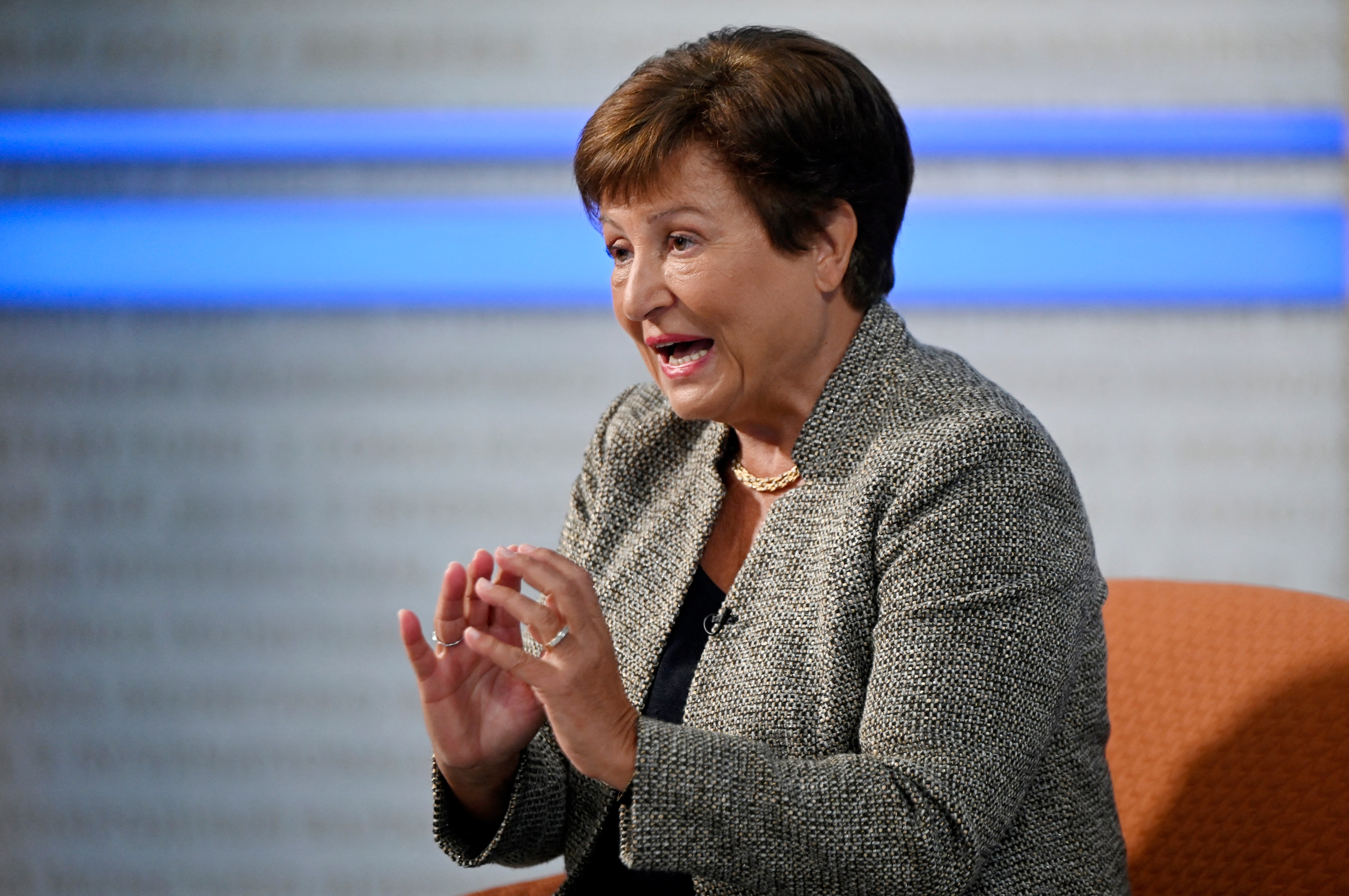 Kristalina Georgieva, managing director of the International Monetary Fund, said that policymakers must act to prevent AI “further stoking social tensions”